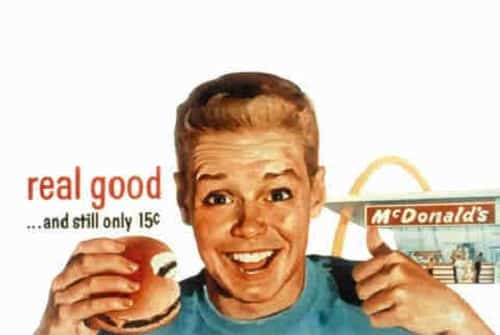 Macdonald's old advertisement