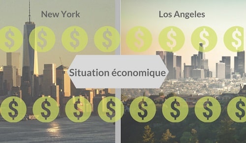 NY vs LA situation économique